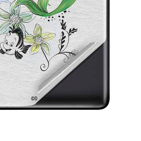 Disney The Little Mermaid Ariel and Flounder Art Google Pixel 6 Pro Skin